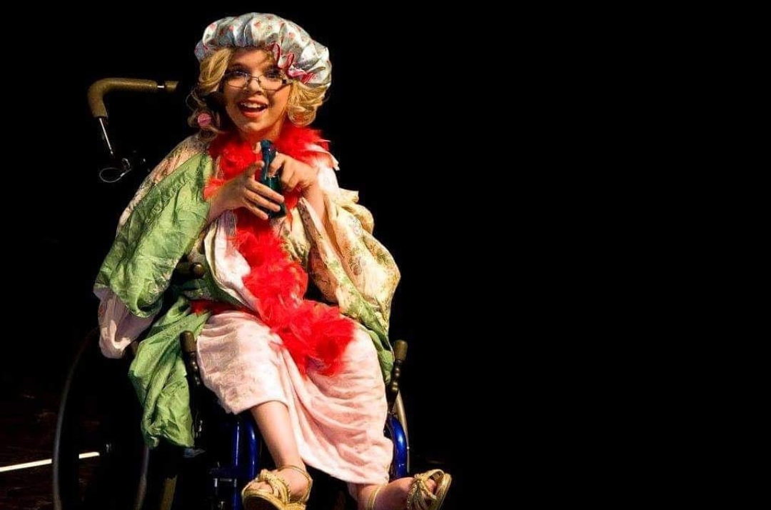 Andrew as Miss Hanigan in DramaWay’s adaptation of Annie