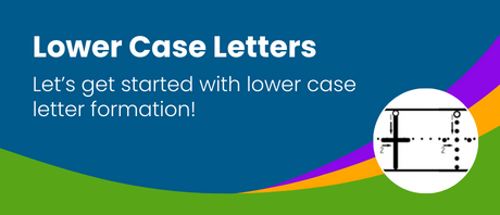 Lower Case Letter Formation: Let’s get started with lower case letter formation