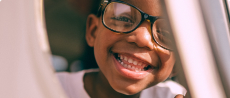 Boy smiling