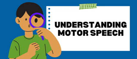 A graphic of a boy holding a magnifying glass up to his face with text overlay reading "Understanding Speech Errors"
