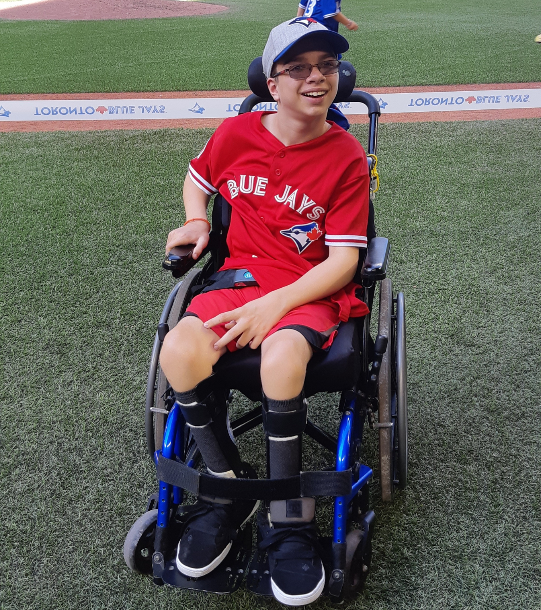 Andrew at the Roger’s Centre for a Blue Jay’s game